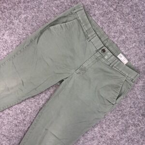 GAP Slim Performance‎ Chinos Pants Spring Olive Mens Size 40x32